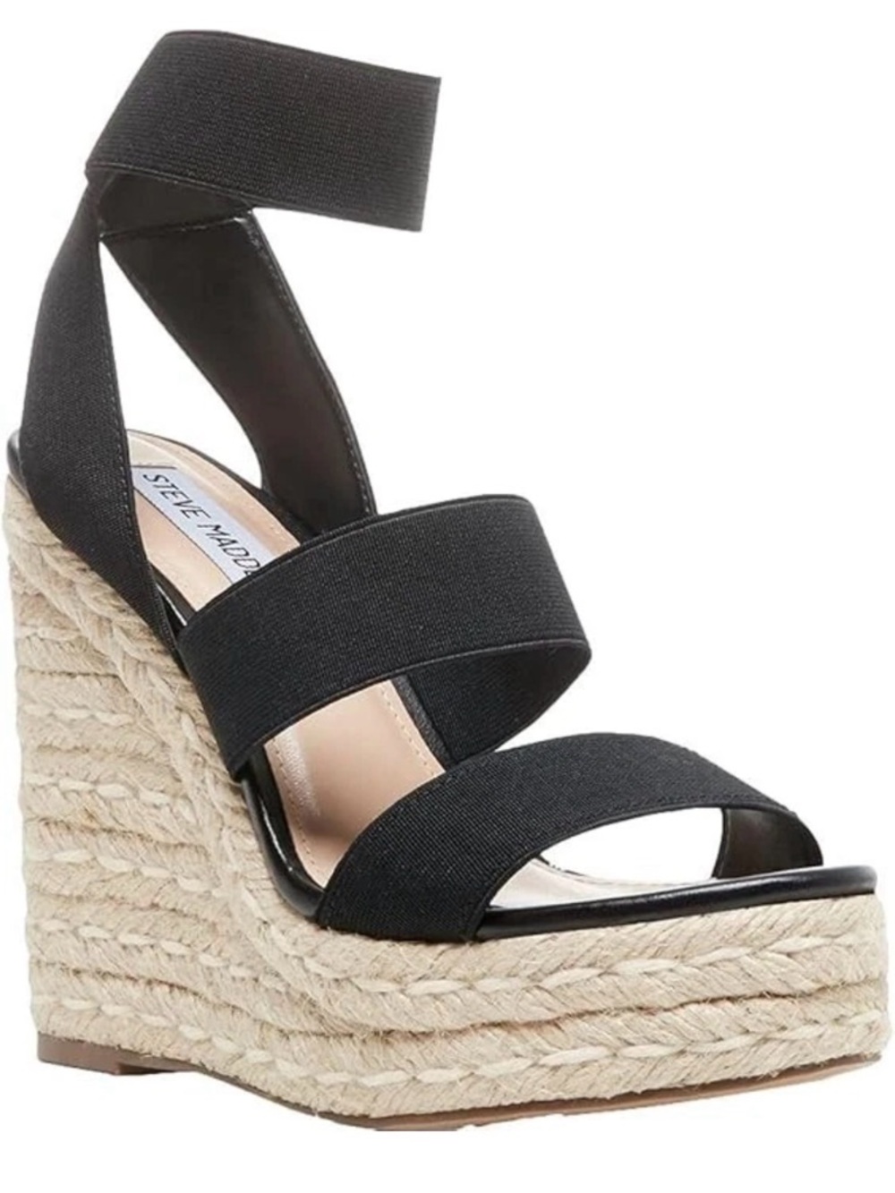 Steve Madden Women's Shimmy Platform Espadrille Wedge Sandals